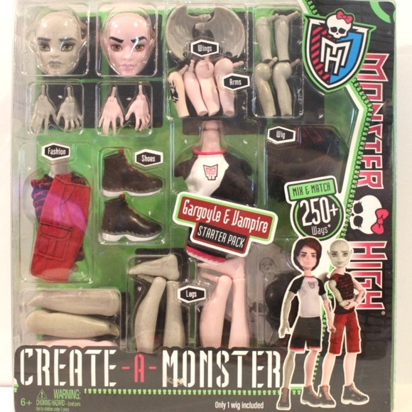 Monster High create a monster gargoyle and vampire set - Picture 4 of 4